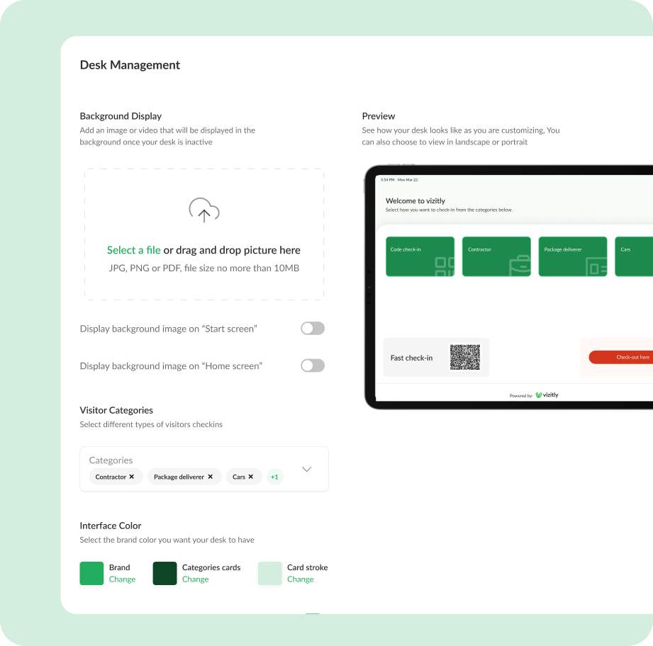 Make Your Check-In Desk Truly Yours